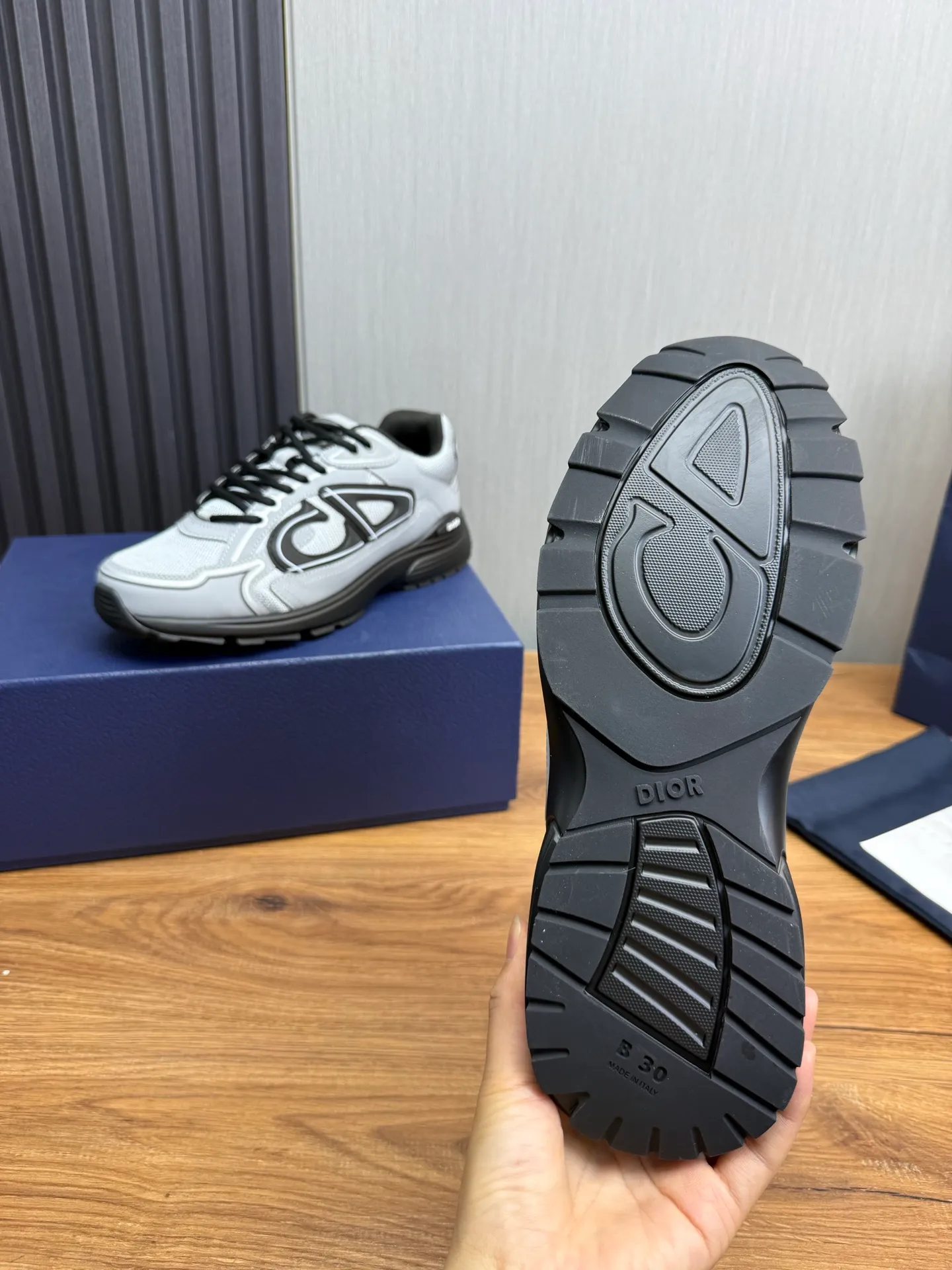 Men's men's shoes 💰580💰 Dior Dior.B30 couple hot sale ❤️💚Official website 1:1 replica ⬆️Imported cowhide stitching, comfortable mesh lining 35-45 (45 customized, non-refundable)